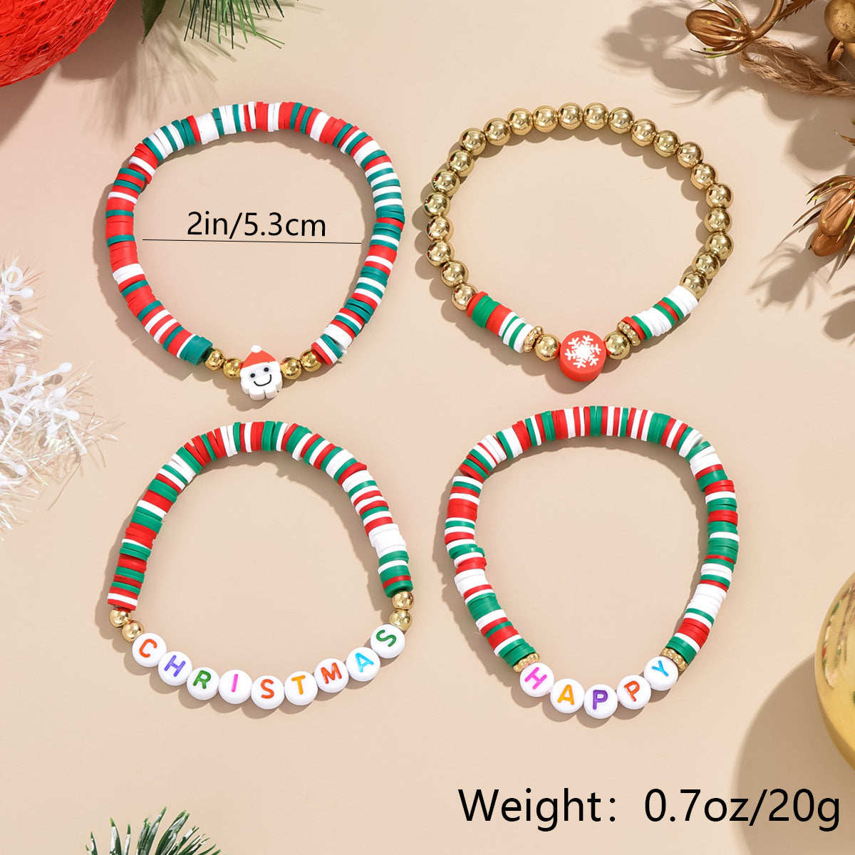 Simple Style Classic Style Letter Soft Clay Wholesale Bracelets