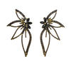 1 Pair Princess Romantic Butterfly Plating Inlay Alloy Rhinestones Drop Earrings