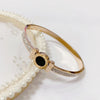 Vintage Style Heart Shape Eye Titanium Steel Polishing Inlay Rhinestones Bangle