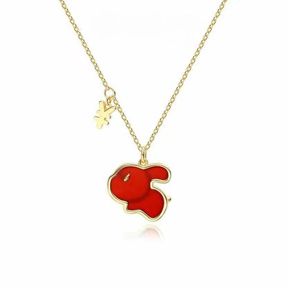 Fairy Style Heart Shape White Copper Zircon Pendant Necklace In Bulk