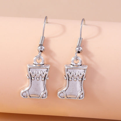 1 Pair Casual Streetwear Christmas Tree Snowflake Zinc Alloy Drop Earrings