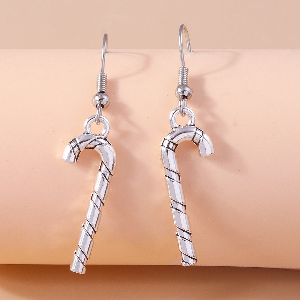 1 Pair Casual Streetwear Christmas Tree Snowflake Zinc Alloy Drop Earrings