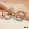 1 Pair Simple Style U Shape Round Plating Copper 18k Gold Plated Hoop Earrings