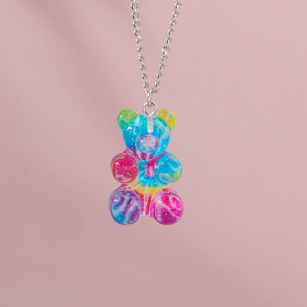 Cute Bear Zinc Alloy Wholesale Pendant Necklace