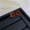 Wholesale Jewelry Classic Style Color Block Alloy Gold Plated Plating Ear Studs
