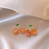 Wholesale Jewelry Classic Style Color Block Alloy Gold Plated Plating Ear Studs