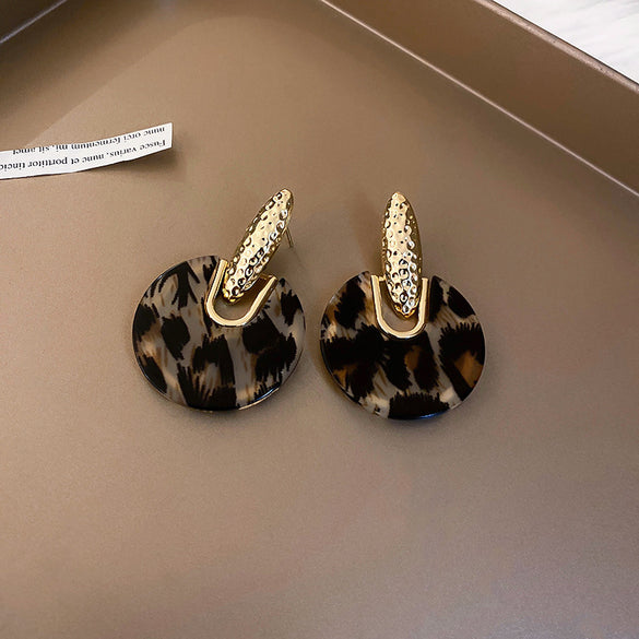 Wholesale Jewelry Classic Style Color Block Alloy Gold Plated Plating Ear Studs
