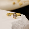 Simple Style Commute Solid Color Copper 18k Gold Plated Zircon Open Rings In Bulk