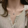 Wholesale Simple Style Heart Shape Titanium Steel Plating Gold Plated Pendant Necklace