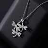 Elegant Streetwear Insect Copper Plating Inlay Zircon Pendant Necklace