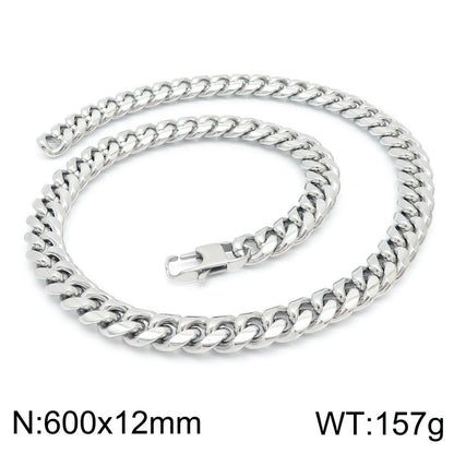 Simple Style Geometric Stainless Steel Bracelets Necklace