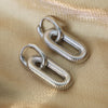 1 Pair Hip-hop Rock Solid Color Plating Titanium Steel 18k Gold Plated Drop Earrings