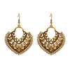 1 Pair Vintage Style Ethnic Style Geometric Water Droplets Plating Alloy Drop Earrings