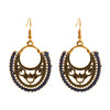 1 Pair Vintage Style Ethnic Style Geometric Water Droplets Plating Alloy Drop Earrings