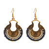 1 Pair Vintage Style Ethnic Style Geometric Water Droplets Plating Alloy Drop Earrings