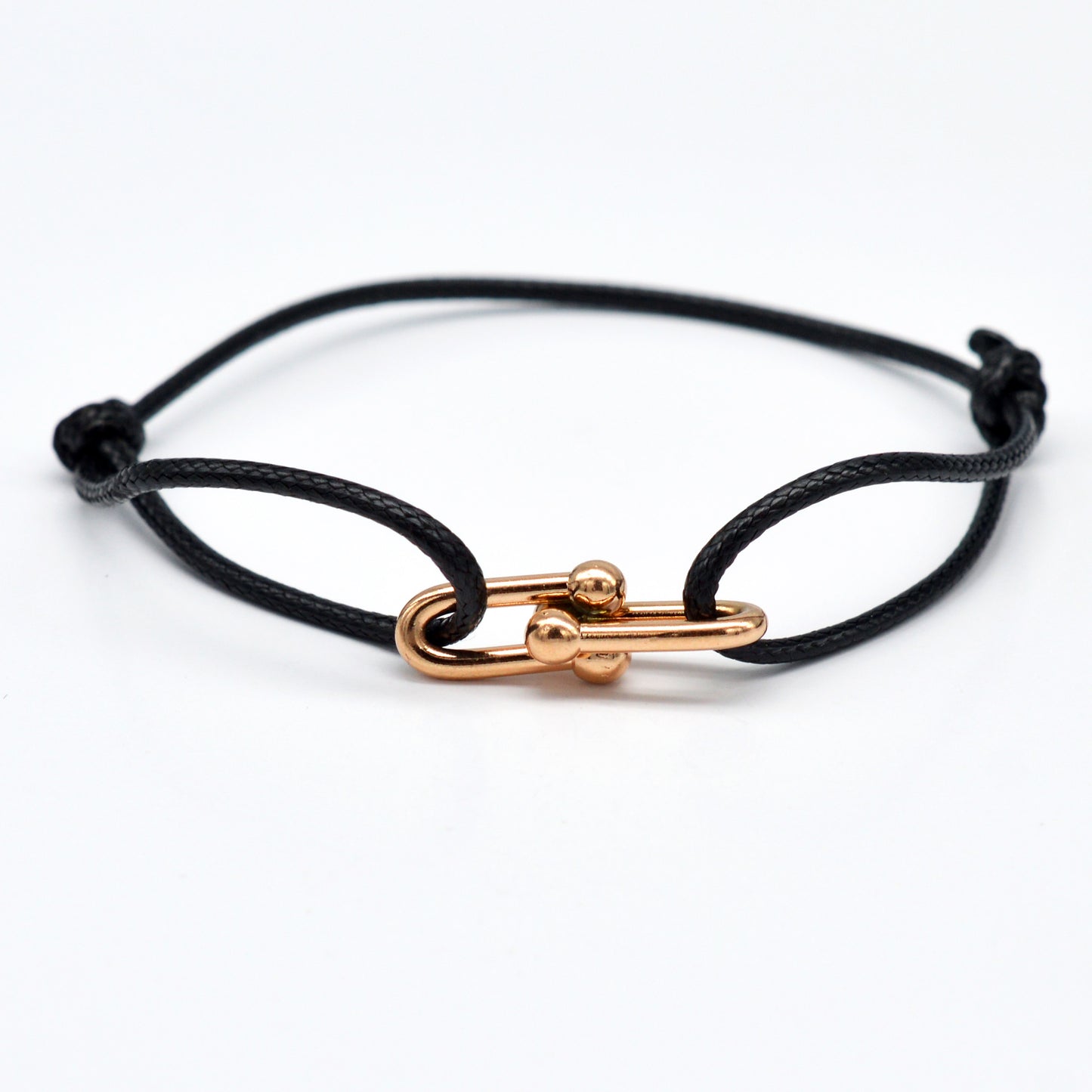 Simple Style Roman Style Geometric Color Block Stainless Steel Plating 18k Gold Plated Couple Bracelets