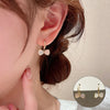 1 Pair Casual Retro Geometric Copper Plating Inlay Artificial Pearls Earrings