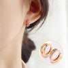 1 Pair Casual Retro Geometric Copper Plating Inlay Artificial Pearls Earrings