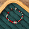 Retro Geometric Flower Alloy Natural Stone Unisex Nepal Bracelets