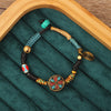 Retro Geometric Flower Alloy Natural Stone Unisex Nepal Bracelets