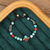 Retro Geometric Flower Alloy Natural Stone Unisex Nepal Bracelets