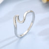 Simple Style Solid Color Titanium Steel Plating 18k Gold Plated Rings