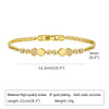 Simple Style Classic Style Geometric Copper Plating Inlay Zircon Gold Plated Bracelets