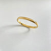 Simple Style Solid Color Stainless Steel Plating Gold Plated Bangle