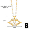 Elegant Simple Style Streetwear Lips Heart Shape Copper Plating Inlay Zircon 18k Gold Plated Pendant Necklace