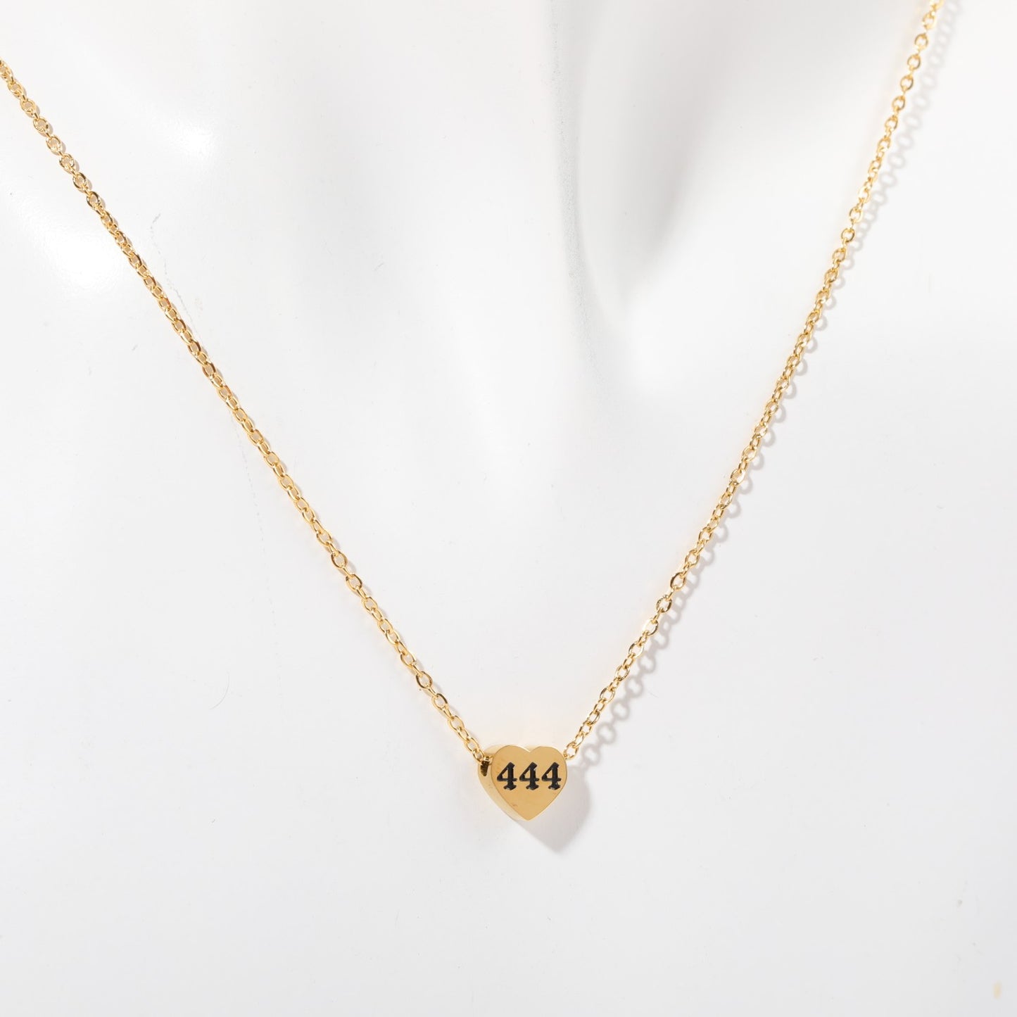 Wholesale Commute Number Stainless Steel Plating Gold Plated Necklace