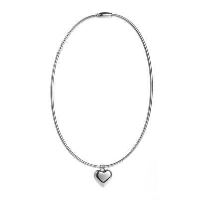 Modern Style Simple Style Heart Shape Stainless Steel Choker