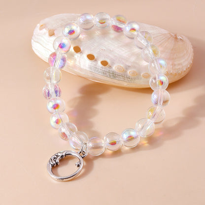 Vacation Moon Plastic Beaded Women's Bracelets