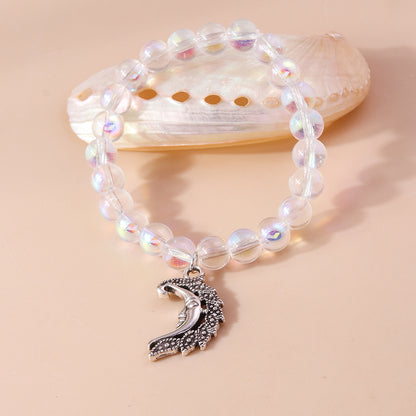 Vacation Moon Plastic Beaded Women's Bracelets