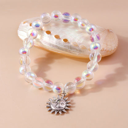 Vacation Moon Plastic Beaded Women's Bracelets