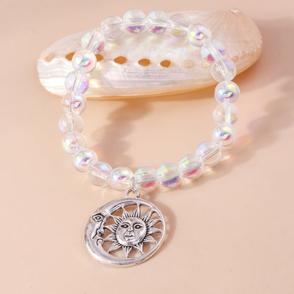 Vacation Moon Plastic Beaded Women's Bracelets