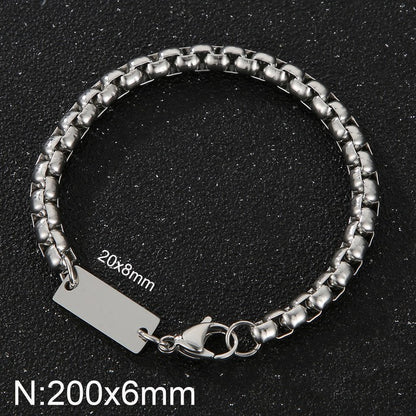 Simple Style Geometric Stainless Steel Plating Bracelets Necklace