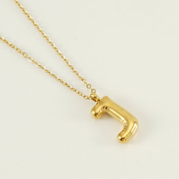 Casual Cute Letter Stainless Steel Plating Pendant Necklace