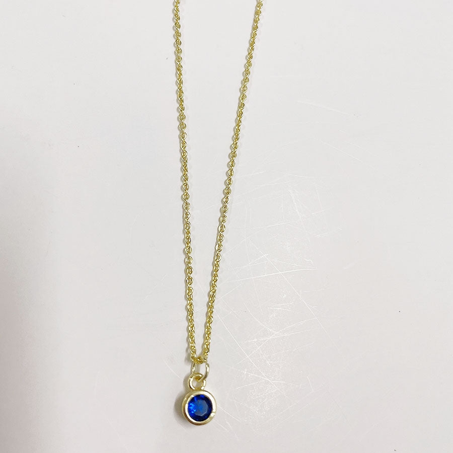 Cute Simple Style Color Block Copper Plating Chain Inlay Zircon 14k Gold Plated Pendant Necklace