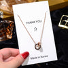 Vintage Style Doll Constellation Crown Titanium Steel Tassel Plating Pendant Necklace