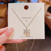 Vintage Style Doll Constellation Crown Titanium Steel Tassel Plating Pendant Necklace