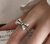 Vintage Style Bow Knot Copper Plating Open Rings