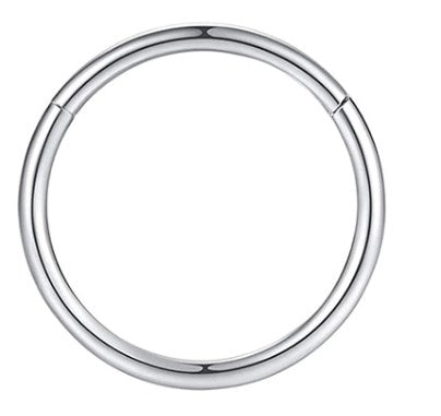 Simple Style Solid Color Stainless Steel Nose Ring