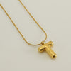 Casual Classic Style Letter Stainless Steel Polishing Plating 18k Gold Plated Pendant Necklace