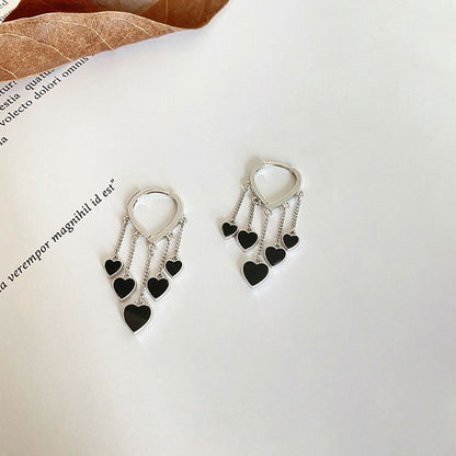 1 Pair Elegant Dog Sector Plating Inlay Alloy Rhinestones 14k Gold Plated Drop Earrings