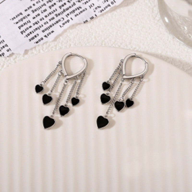 1 Pair Elegant Dog Sector Plating Inlay Alloy Rhinestones 14k Gold Plated Drop Earrings