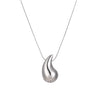 Basic Modern Style Solid Color Titanium Steel Plating Pendant Necklace