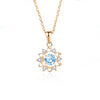 Simple Style Solid Color Sterling Silver Inlay Moissanite Zircon Pendant Necklace