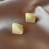 1 Pair Retro Square Oval Flower Alloy Inlay Artificial Pearls Rhinestones Women's Earrings