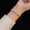 Casual Geometric Sterling Silver Plating Bracelets