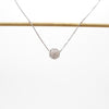 Simple Style Round Sterling Silver Plating Rose Gold Plated White Gold Plated Gold Plated Pendant Necklace